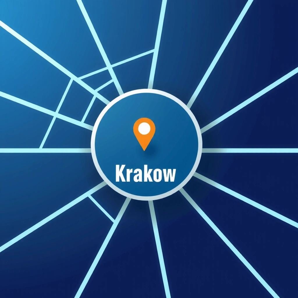 Mapa Krakowa
